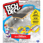 Spin Master Tech Deck - Concrete Build Your Own Fingerboard Ramp Toy Vehicle (Multicolored, Made From Reusable Concrete, With Fingerboard)
