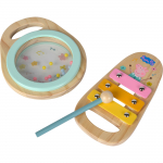 Eichhorn Peppa Pig Wooden Music Set Musical Instrument (2 Pieces)