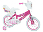 LASTE JALGRATTAS 14" HUFFY 24411W DISNEY PRINTSESSID