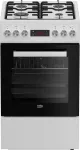 Beko FSE52323DWD pliit Eraldiseisev pliit Elektriline gaasipliit Valge