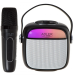 Adler AD 1199 must karaoke k&otilde;lar mikrofoniga - SD/USB/AUX/Bluetooth