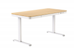 ACTIVEJET desk with electric height adjustment 120x60 ET119S white/oak