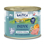 BALTICA SMAKI REGION&Oacute;W Kot dorosły Indyk 185g 185g