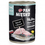 PAN MIĘSKO kana ja tursaga m&auml;rg kassitoit - 400g