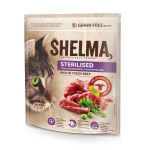 SHELMA steriliseeritud veiselihaga kuiv kassitoit 1,4 kg