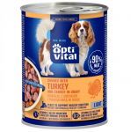 OPTIVITAL Chunks with turkey and carrots in gravy - wet dog food - 415g