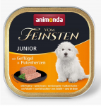 ANIMONDA Vom Feinsten Junior linnuliha ja kalkuni s&uuml;damega m&auml;rg koeratoit - 150g