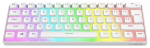 Wired mechanical keyboard - Rampage RADIANT K11 White RGB