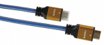 iBox ITVFHD04 HDMI-kaabel 1,5 m HDMI Type A (standardne) must, sinine, kuldne