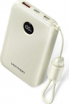 Powerbank Vention 10000mAh 2 x USB-C 1 x USB-A z wyświetlaczem 22,5W beżowy