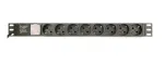 Gembird EG-PDU-014-C14 toitejaotus&uuml;ksus (PDU) 8 vahelduvvoolu pistikupesa 1U must