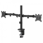 Savio UM-03 kahekordne lauakinnitus monitorile 17&Prime;&ndash;32&Prime;