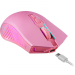 JUHTMETA HIIRE DEFENDER PANDORA RF PINK 3200dpi 7P