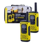 MOTOROLA RADIOTELEFON T92 H2O raadiosaatja 16 kanalit 2 tk must, kollane