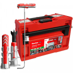 fischer DuoLine Tanos-Box M173 light grey/red, 713-piece