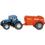 SIKU 1945 FARMER New Holland with Abbey manure tanker