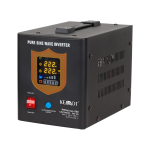 KEMOT PROsinus-500 emergency power supply unit &ndash; inverter with a pure sine wave output and 12V charging function, 230V, 500VA/300W &ndash; black