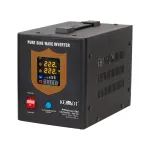 KEMOT PROsinus-500 emergency power supply unit &ndash; inverter with a pure sine wave output and 12V charging function, 230V, 500VA/300W &ndash; black