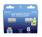 Laetavad akud PANASONIC ENELOOP AA 2000 mAh 8 tk (BK-3MCDE/8HH)