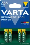VARTA HR03 AAA laetav aku 1000 mAh 05703 laetavad patareid 4 tk Roheline, Kollane