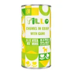 TILLO Chunks in gravy Game - wet dog food - 1250g