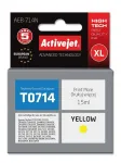 Activejet AEB-714N tint (asendus Epson T0714, T0894, T1004 tindikassettidele; Supreme; 15 ml; kollane)