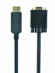 Gembird CCP-DPM-VGAM-6 videokaabli adapter 1,8 m VGA (D-Sub) DisplayPort must
