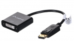 Lanberg AD-0007-BK videokaabli adapter 0,1 m DisplayPort DVI-D must