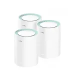 Cudy M1300 3-pakendis v&otilde;rgusilma WiFi-s&uuml;steem Kahe sagedusalaga (2,4 GHz / 5 GHz) Wi-Fi 5 (802.11ac) Valge 1 sisemine