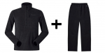 Berghaus Prism PT HZ sweatshirt, size L, black + Berghaus HILLWALKER OVRTRS AM BLK/BLK, size L