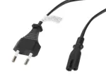 Lanberg CA-C7CA-10CC-0018-BK toitekaabel must 1,8 m C7 pistik CEE7/16