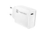 NATEC v&otilde;rgulaadija RIBERA USB-C 20W PD valge