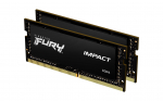 Kingston Technology FURY 64GB 3200MT/s DDR4 CL20 SODIMM (2 tk komplekt) Impact