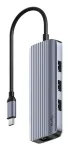 Cudy UH606 liidesejaotur USB 3.2 Gen 1 (3.1 Gen 1) Type-C 5000 Mbit/s hall, h&otilde;bedane