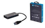 NATEC jaotur USB 3.0 Moth (4 porti, must)