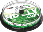 Emtec DVD-RW 4,7GB 1-4x Holly Copy 10 pcs Cake Box