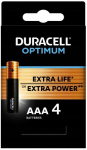 Optimum AAA LR3 batteries blister 4 pieces