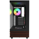 Thermaltake View 270 Plus WS ARGB, Tower case black/wood, tempered glass x 2, Wood structure