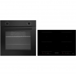 Respekta ASET121M8800I Built-in Oven and Hob Set Black