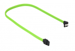 Sharkoon SATA III Kabel kątowy zielony - 60 cm