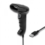 Qoltec 50866 laserribakoodilugeja 1D | CCD | USB | Must
