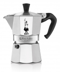 Bialetti Moka Express mokakann 0,2 L alumiinium, must