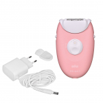 BRAUN Silk-&eacute;pil 3  SES 3-176 Epilator, White and Pink