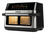 G3 Ferrari G10223 fryer Double 12 L Stand-alone 2200 W Hot air fryer Black, Stainless steel