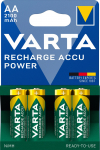 VARTA HR6 AA laetav aku 2100 mAh 56706 laetavat akut 4 tk Roheline, Kollane