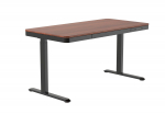 ACTIVEJET desk with electric height adjustment 120x60 ET119S black/walnut
