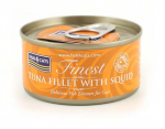 FISH4CATS Tuunikalafilee kalmaariga - m&auml;rg kassitoit - 70g