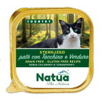 NATUA Country Sterilised Turkey with vegetables - wet cat food - 100g