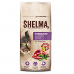 SHELMA steriliseeritud veiselihaga kuiv kassitoit 8 kg