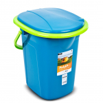 GreenBlue GB320BL Portable Travel Toilet Bucket Seat Camping Festival Handle Lid Durable Stable19L